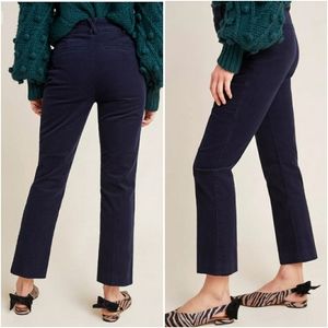 Anthropologie Corduroy Cropped flare trouser